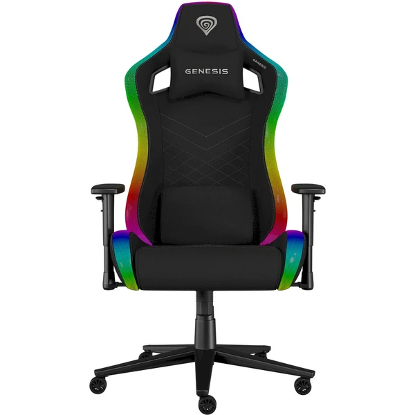 Genesis Trit 660 RGB herná stolička šedá - Stoličky - Hlavný obrázok