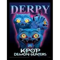 Rámovaný obraz Pyramída International K-Pop Demon Hunters - Derpy - Dekorácie