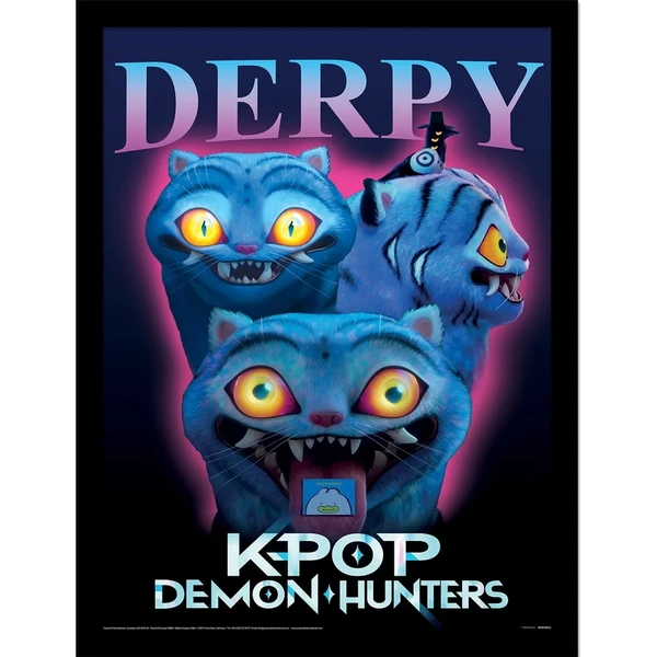 Rámovaný obraz Pyramída International K-Pop Demon Hunters - Derpy - Dekorácie - Hlavný obrázok