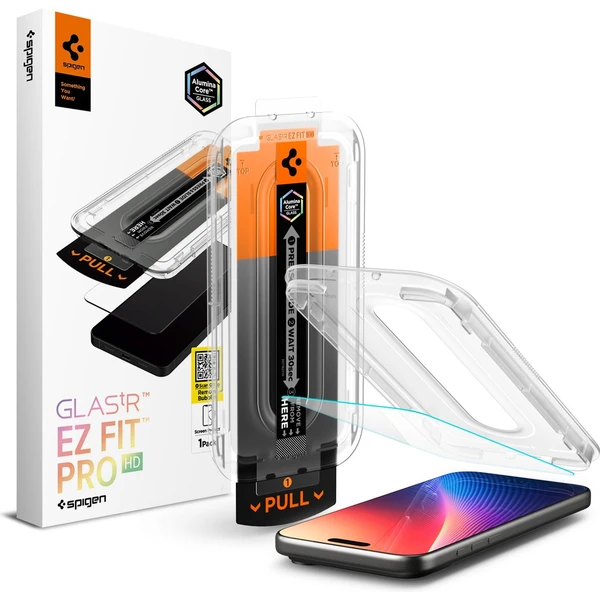 Spigen Glass TR EZ Fit Pro HD sklo iPhone 17 Pro/16 Pro/17 - Ochranné fólie a sklo - Hlavný obrázok