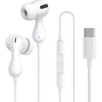 Baseus Encok CZ20 USB-C slúchadlá s mikrofónom biela - Slúchadlá