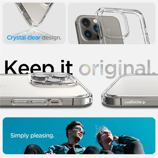 Spigen Ultra Hybrid kryt iPhone 14 Pre číry - Puzdra - Obrázok SM0H300401