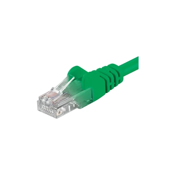 PremiumCord RJ45/RJ45 Cat6 UTP patch kábel 10m zelený - Káble a redukcie - Hlavný obrázok