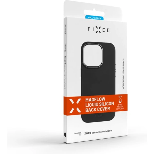 FIXED MagFlow s podporou Magsafe Apple iPhone 15 Pro Max čierny - Puzdra - Obrázok SNKS100501