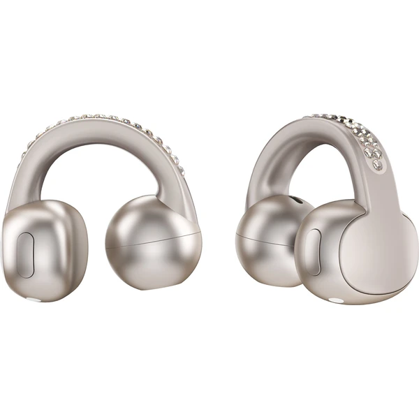 Motorola Moto Buds Loop (Sound By BOSE) bezdrôtové slúchadlá Swarovski crystals béžová - Slúchadlá - Obrázok SNNK000K01