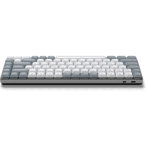Satechi SM1 Slim mechanická bezdrôtová Bluetooth podsvietená klávesnica šedá/biela - Klávesnice - Obrázok SOX5000O01