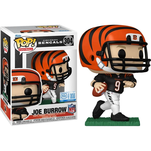 Funko POP! #304 NFL: Cincinnati Bengals - Joe Burrow (Black Jersey) - Funko POP! - Hlavný obrázok
