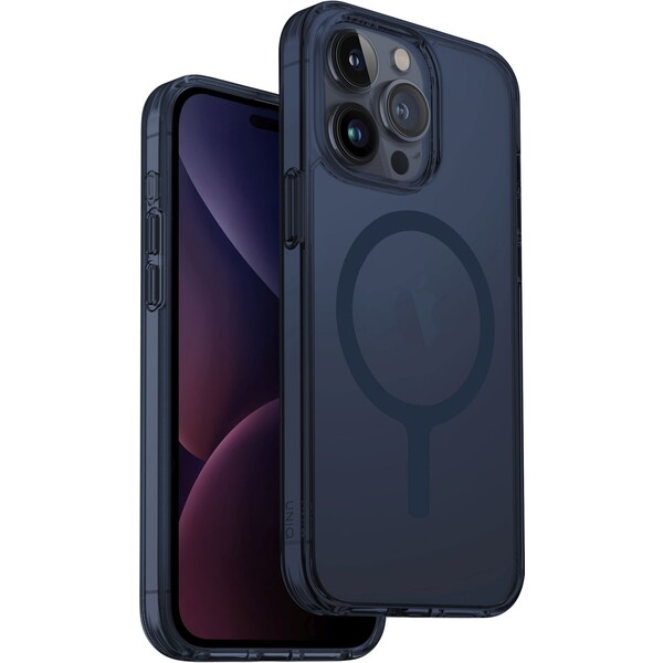UNIQ HYBRID IPHONE 15 PRO (2023) 6.1 MAGCLICK CHARGING LIFEPRO XTREME (AF) - SMOKE BLUE (SMOKE BLUE)