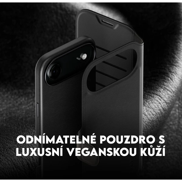 PanzerGlass® CARE Tango 2v1 Wallet púzdro s MagSafe Apple iPhone Air čierne - Puzdra - Obrázok SQDH000K01