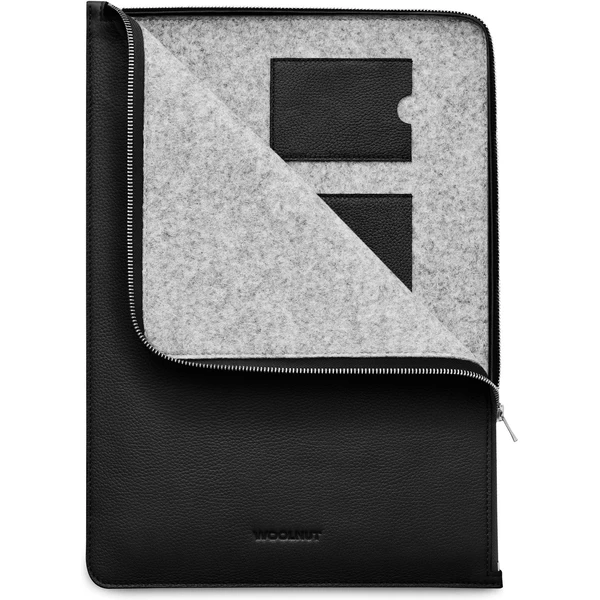 Woolnut Leather Folio kožené puzdro MacBook Air 15" čierne - Puzdra - Obrázok SQJI000K01