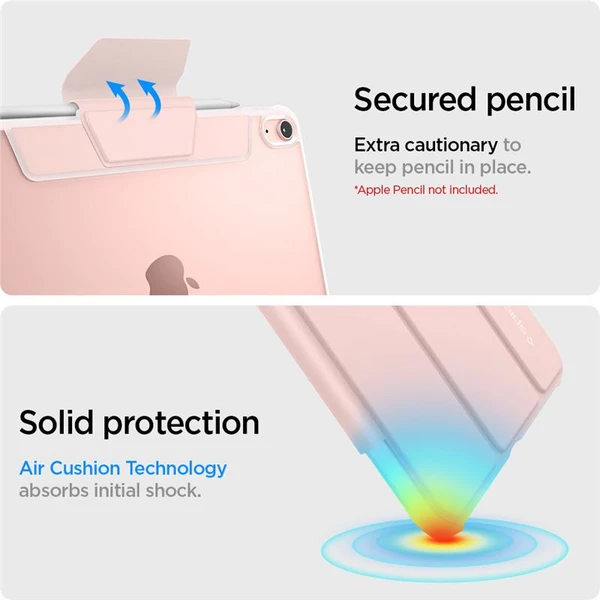 Spigen Ultra Hybrid Pro puzdro iPad Air 10.9" (22/20), Air 11" (24/25/26) ružovo zlaté - Puzdra - Obrázok SRC5000L01