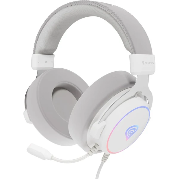 Genesis NEON 764 headset biely - Slúchadlá - Hlavný obrázok