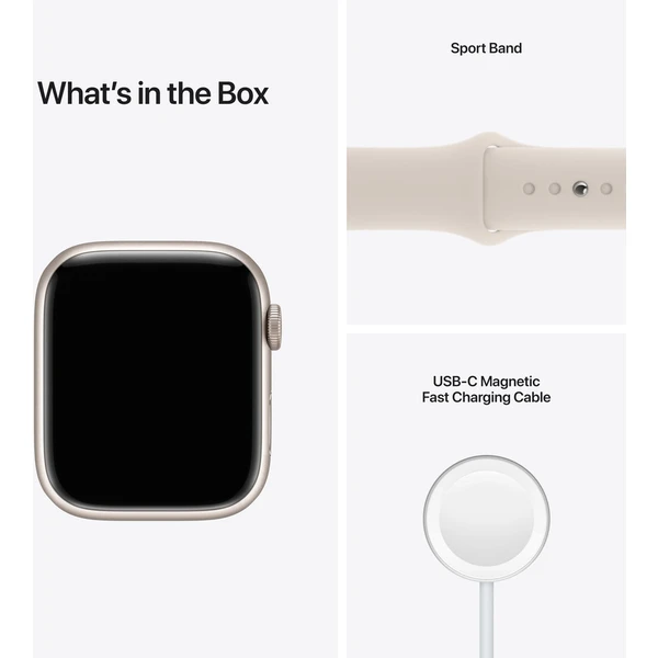 Apple Watch Series 7 45mm hliník (Kategória A) - Inteligentné hodinky - Obrázok SRZZ000501