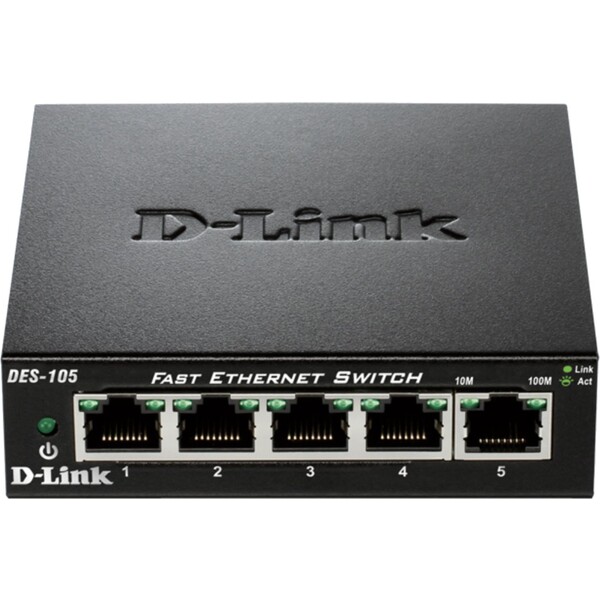 D-Link DES-105 5-portový 10/100 Switch