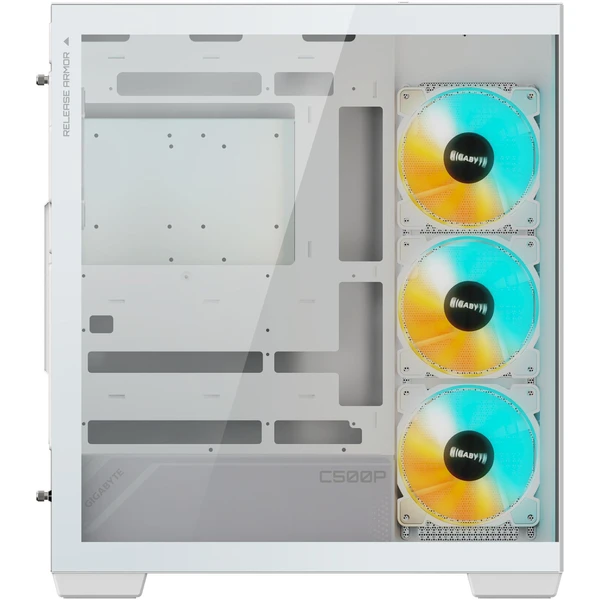 GIGABYTE C500 PANORAMIC STEALTH ICE biela - Počítačové skrine - Obrázok ST5H000K01