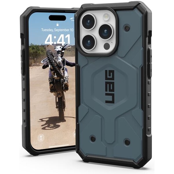 UAG Pathfinder MagSafe iPhone 15 Pro svetlo modrý