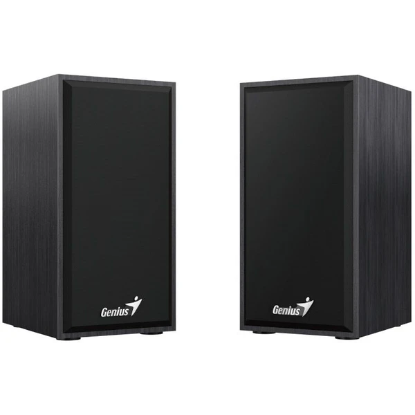 Genius SP-HF180 drevené reproduktory 2.0 čierne - Reproduktory - Obrázok STMK300401