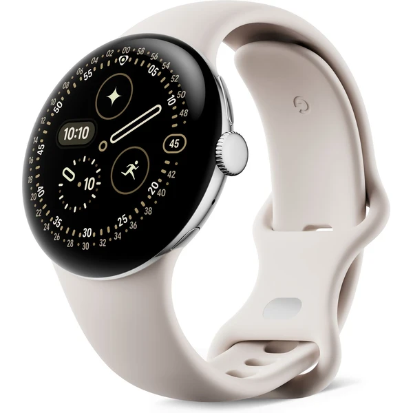 Google Pixel Watch 4 41mm Porcelain - Inteligentné hodinky - Hlavný obrázok