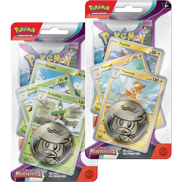 Pokémon TCG: SV02 Paldea Evolved - Premium Checklane Blister - Pokémon karty - Hlavný obrázok