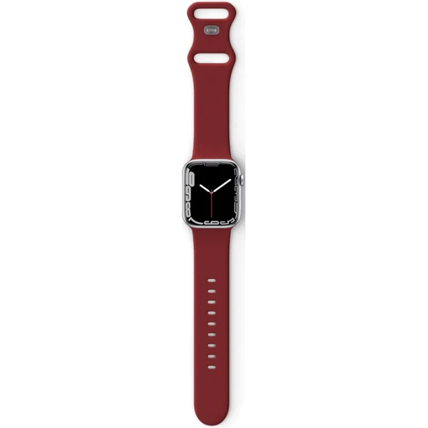 EPICO Silikónový remienok Apple Watch 42/44/45 mm červený - Remienky - Hlavný obrázok