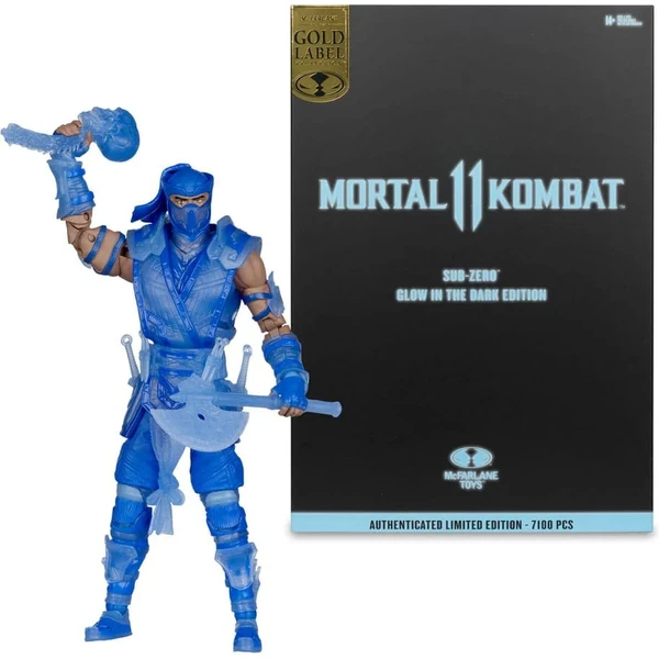 Akčná figúrka McFarlane Toys Mortal Kombat (MK11) - Sub-Zero (GITD) (Gold Label) 18 cm - Figúrky - Obrázok SVCF000K01