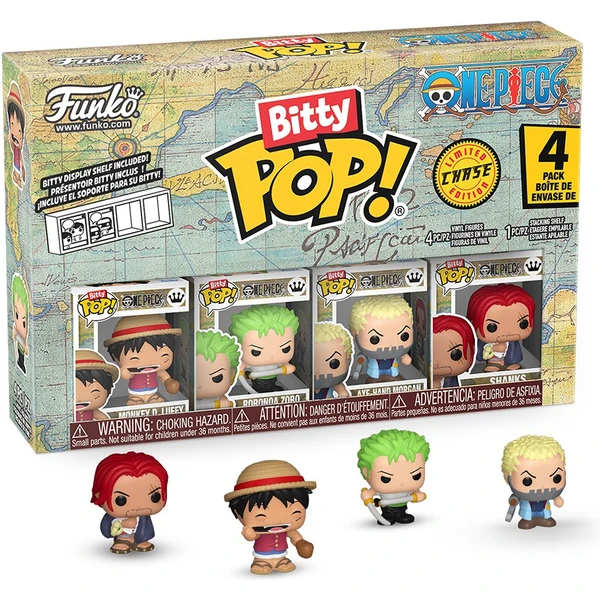 Funko Bitty POP! One Piece - Luffy 4 pack (Šanca na chase) - Funko POP! - Hlavný obrázok