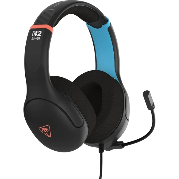 Turtle Beach Airlite Fit herné slúchadlá pre Nintendo Switch 2 červeno-čierna - Slúchadlá - Obrázok SWJI000K01