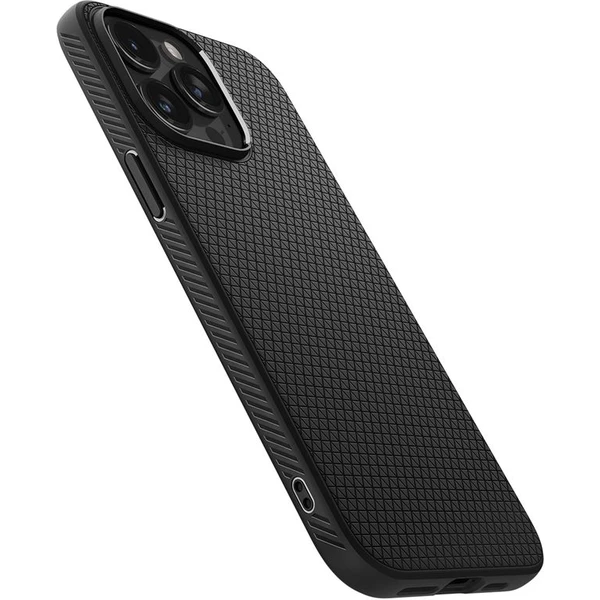 Spigen Liquid Air kryt iPhone 15 Pro Max matne čierny - Puzdra - Obrázok SWT8000601