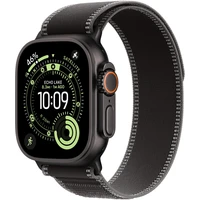 Apple Watch 49/46/45/44mm čierny/uhlový Trailový ťah S/M čierny titán - Remienky