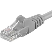 PremiumCord RJ45/RJ45 Cat6 UTP patch kábel 0,5m sivý - Káble a redukcie