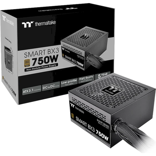 Thermaltake Smart BX3 750W čierna - Zdroje - Obrázok SYFL000K01