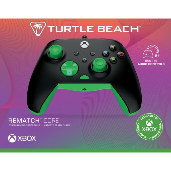Turtle Beach herný ovládač Rematch Core (XBOX/PC) čiernozelený - Herné ovládače - Obrázok SYMH000K01