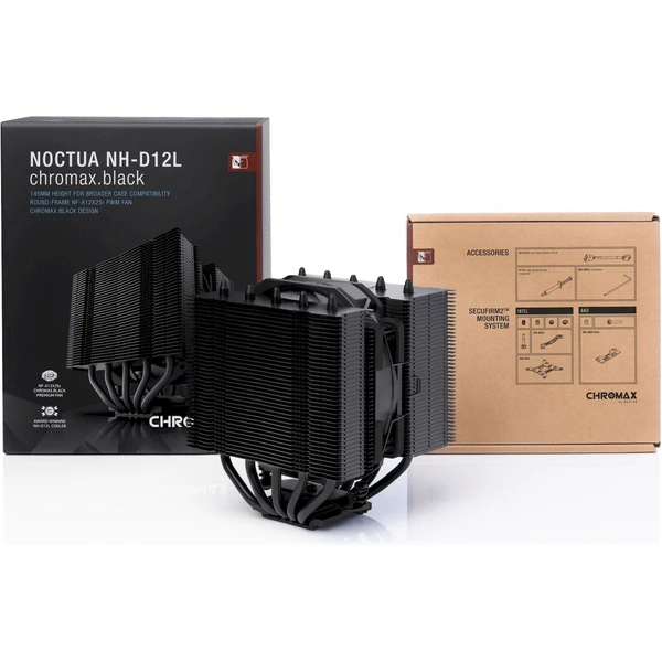 NOCTUA NH-D12L chromax.black - Chladiče - Obrázok SYRG000K01