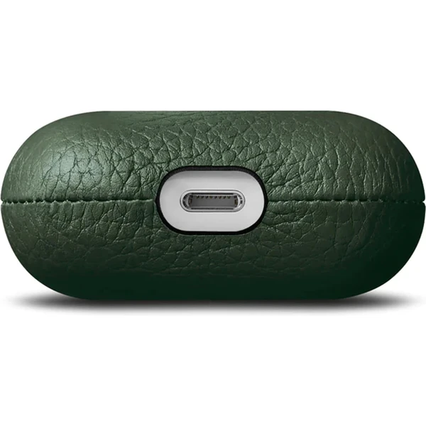 Woolnut kožené púzdro pre AirPods 3. generácie tmavo zelené - Puzdra - Obrázok SZJR100501