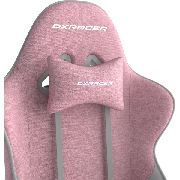 DXRacer GLADIATOR látková herná stolička ružovo-biela - Stoličky - Obrázok T04D000O01