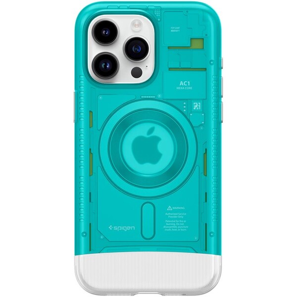 E-shop Spigen Classic C1 MagFit kryt iPhone 15 Pro modrý