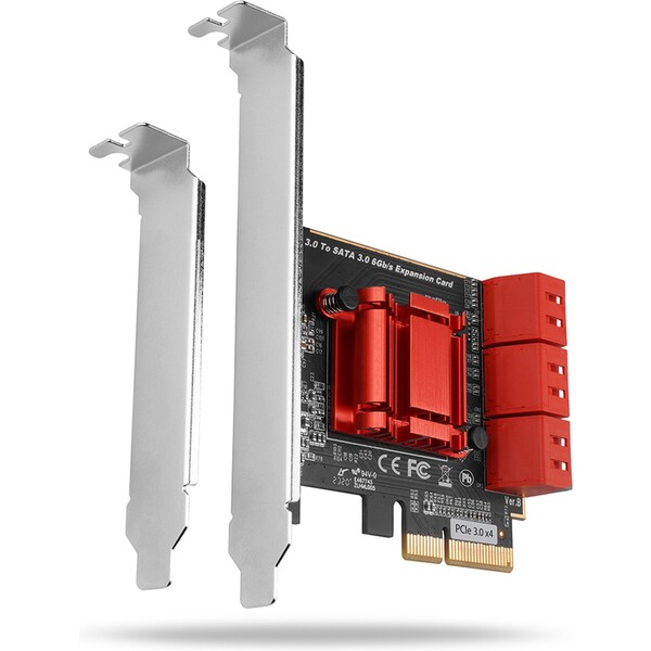 AXAGON PCES-SA6 PCIe radič 6x interný SATA 6G port