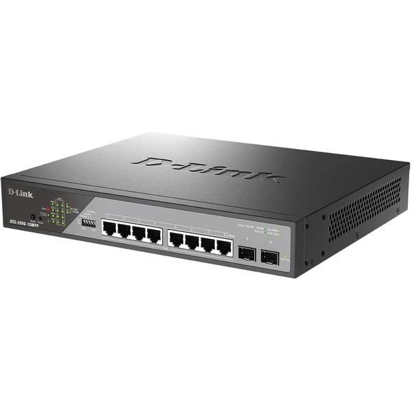 D-link 10-portový Gigabit Ethernet PoE++ prepínač na dohľadovanie - Switche - Obrázok T0LL000K01