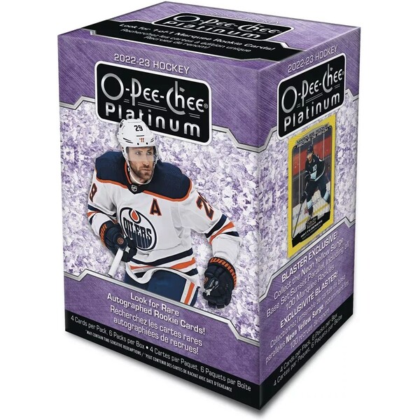 Hokejové karty Upper Deck O-Pee-Chee Platinum Hockey Blaster Box 2022-23