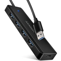 AXAGON HUE-C1A 4v1 USB-A húb - USB huby