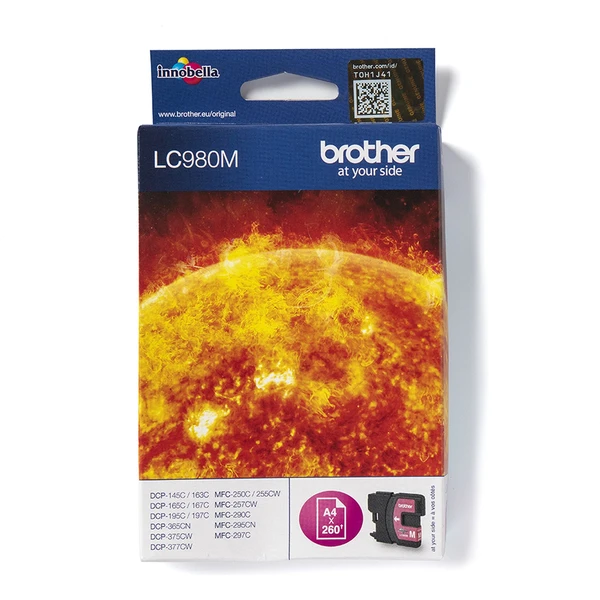 Brother LC980M atrament purpurový - Tonery - Hlavný obrázok