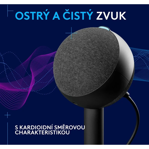 Logitech G Yeti Orb mikrofón čierny - Mikrofóny - Obrázok T134000P01
