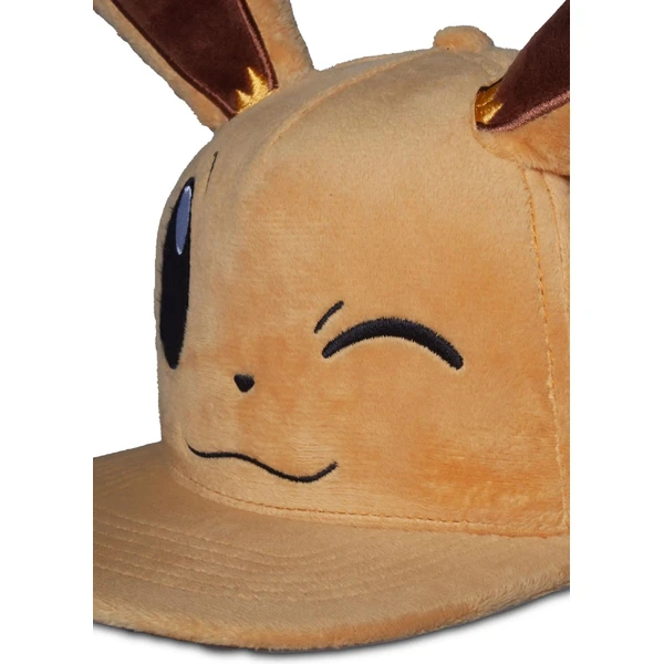 Kšiltovka plyšová Pokémon - Žmurkajúci Eeevee - Čiapky a klobúky - Obrázok T158000K01