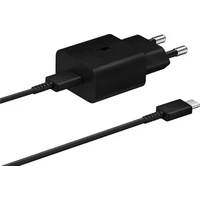 Samsung 15W USB-C nabíjačka s káblom čierna (EP-T1510XBEGEU) - Nabíjačky