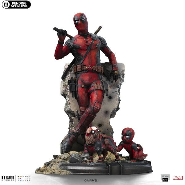 Soška Iron Studios Art Scale 1/10 Deadpool & Wolverine - Deadpool - Sochy a sošky - Obrázok T1M7000J01