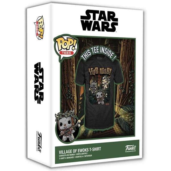 Funko Boxed Tee: Star Wars: Return of the Jedi - Ewok S - Tričká - Obrázok T1OA000P01