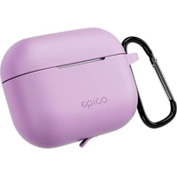 Epico silikónové puzdro s karabínou AirPods Pro 3 fialová - Puzdra
