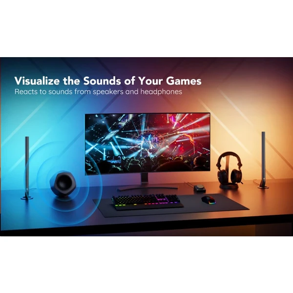 Govee Smart Gaming Light Bars LED Panely + Smart Dual ovládač - Inteligentné osvetlenie - Obrázok T1S6000L01