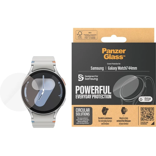 PanzerGlass® Platinum Samsung Galaxy Watch7/Watch8 (44 mm) - Ochranné fólie a sklo - Obrázok T1VB000P01
