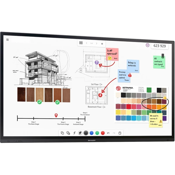 Sharp PN-LA862 interaktívny displej 86" - Veľkoformátové displeje - Obrázok T216000J01